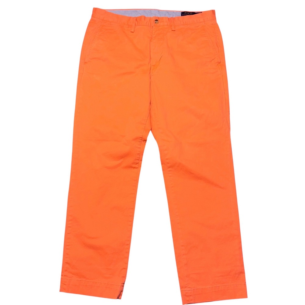 Polo Ralph Lauren Chino Pants Mens 34/30 Salmon Pink Straight Fit